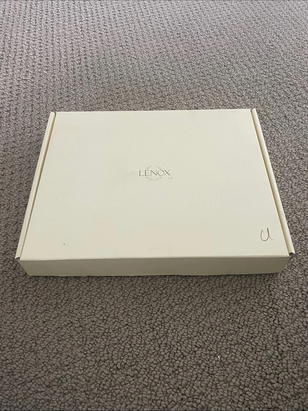Lenox Pearl-Accent Ivory Picture Frame with Silver Trim